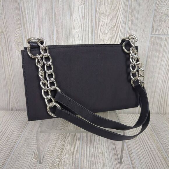 Miche Classic Black Women’s Shoulder Bag Purse With Metal Chain Strap - Picture 3 of 12